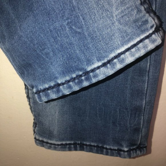 True Religion Relaxed Slim Geno Big T No Flap Straight Vintage Cosmos Jeans 31 - Picture 11 of 11